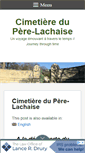 Mobile Screenshot of pere-lachaise.com