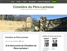 Tablet Screenshot of pere-lachaise.com